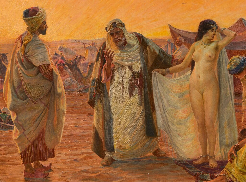 Al mercato degli schiavi - dettaglio